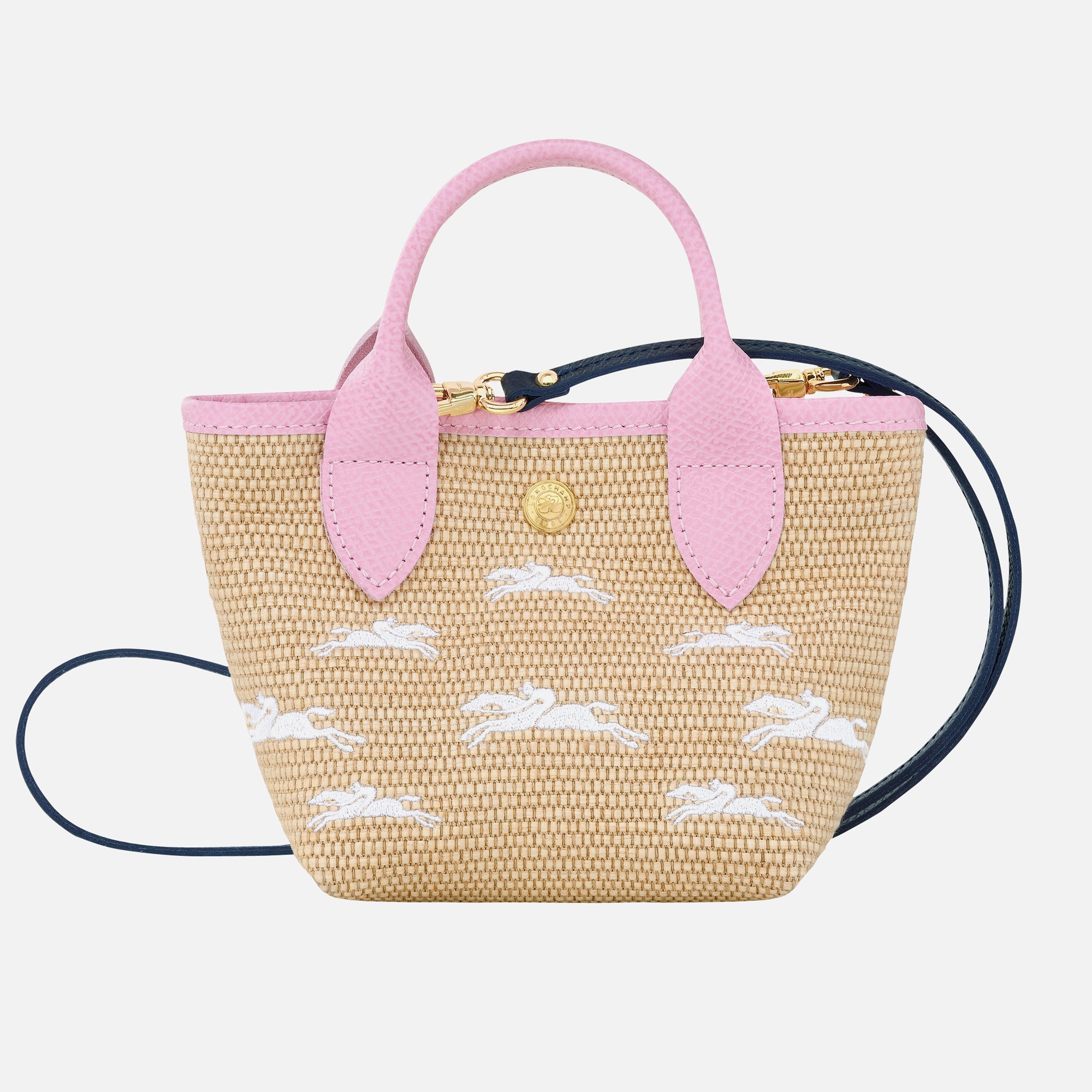 Longchamp Le Pliage Panier XS Crossbody Hangbag - Pink – Kith