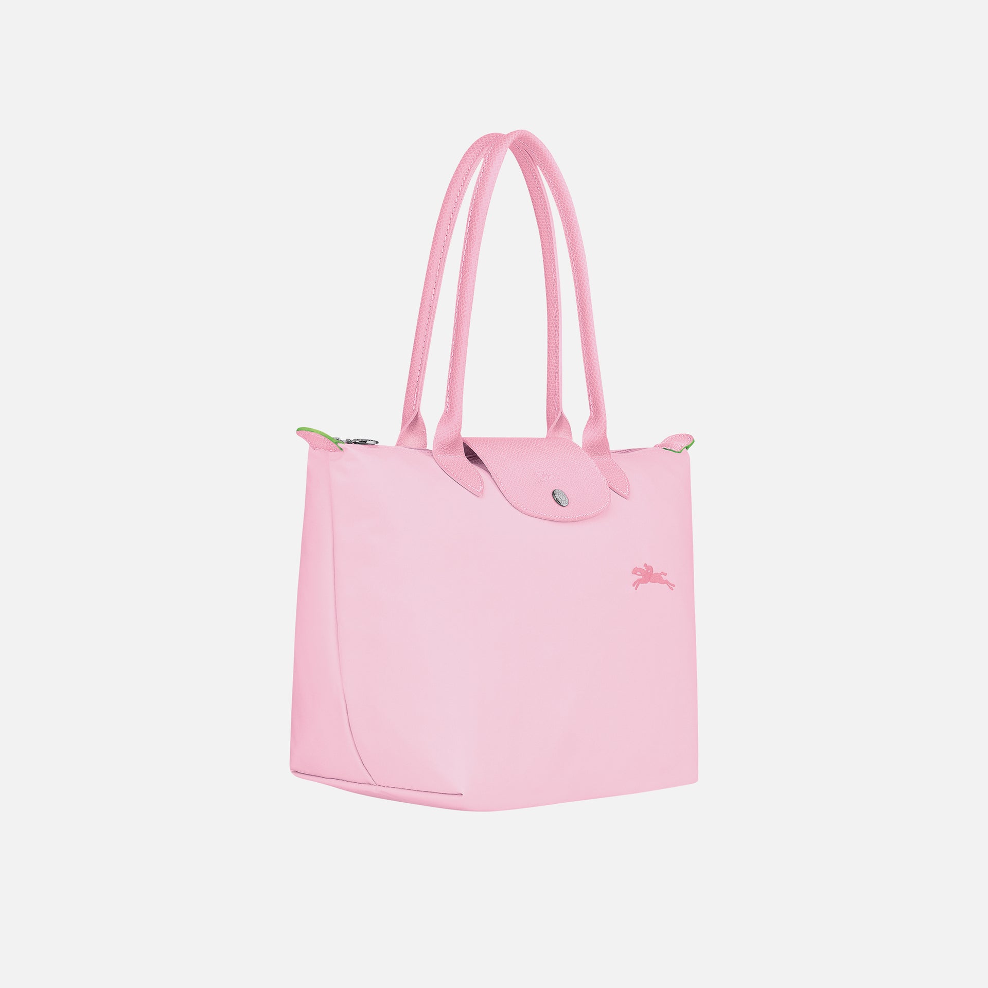 Longchamp Le Pliage Green Small Shoulder Tote - Pink