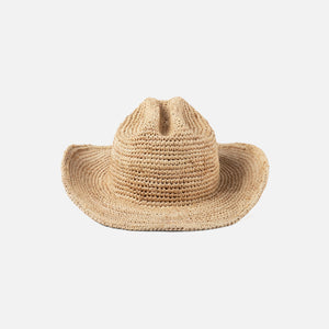 Lack of Color Raffia Cowboy Hat Clover - Natural