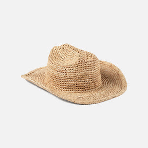 Lack of Color Raffia Cowboy Hat Clover - Natural