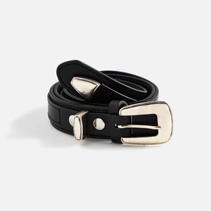 Lemaire Minimal Western Belt - Black