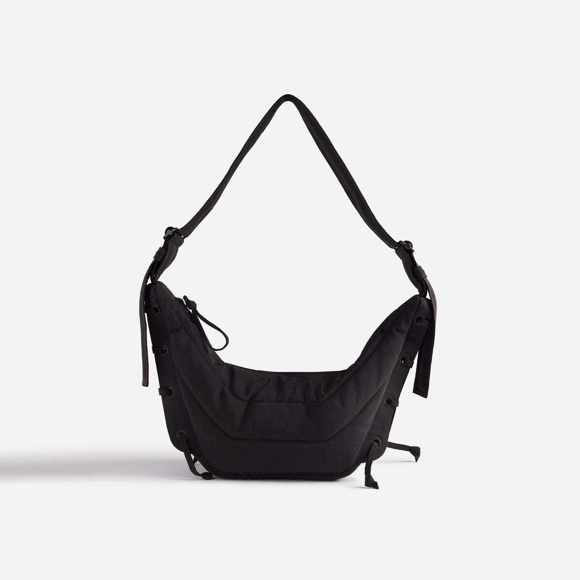 Lemaire Small Soft Game Bag - Dark Chocolate