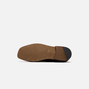 Lemaire Flat Piped Slippers - Black