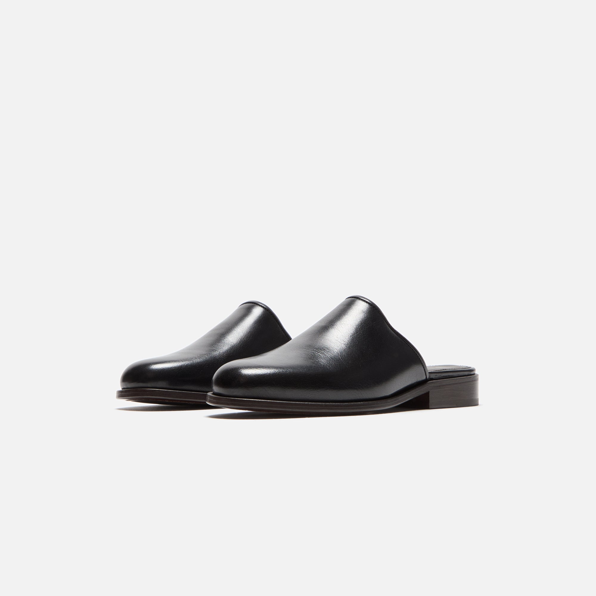Lemaire Square Mule - Black – Kith