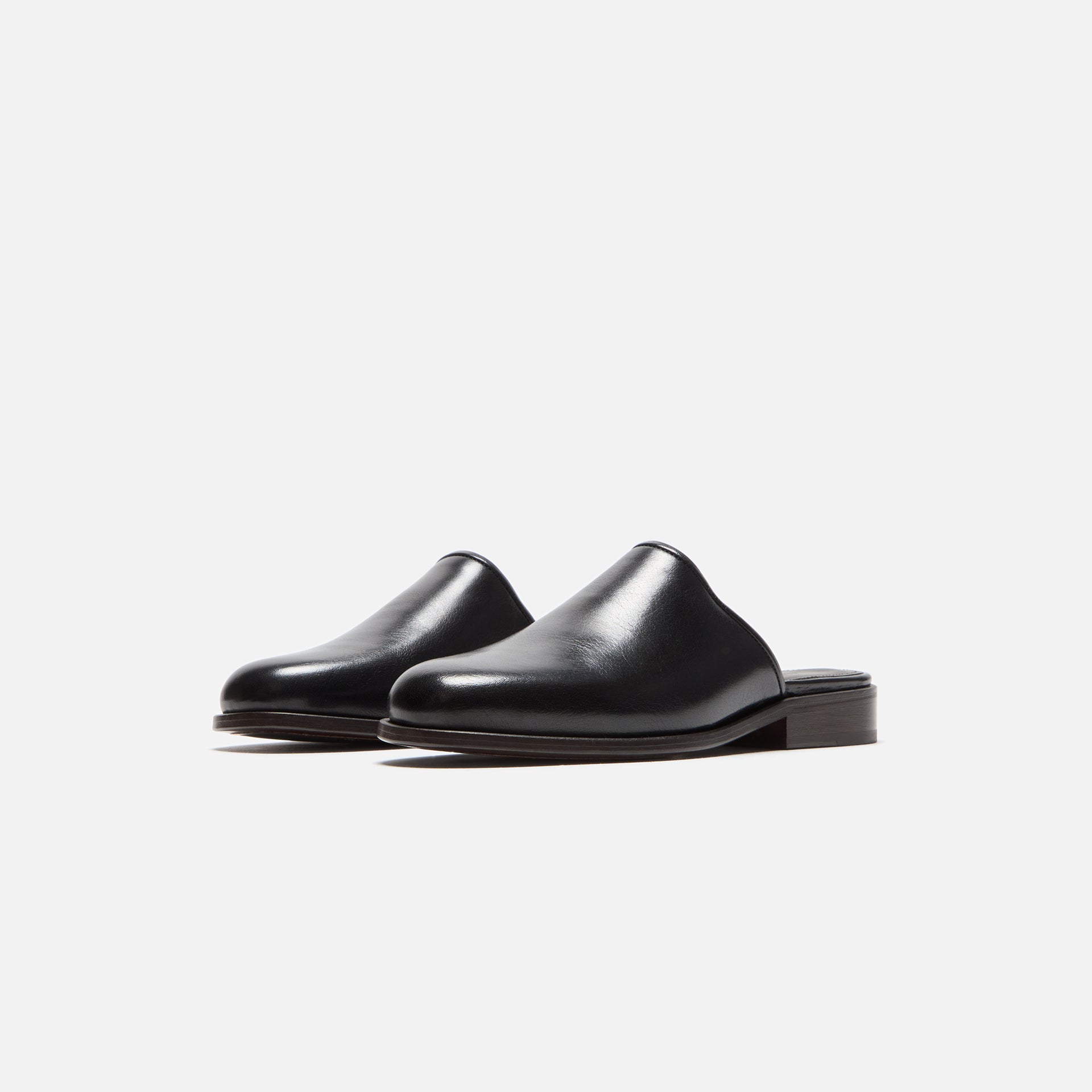 Lemaire Square Mule - Black