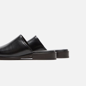 Lemaire Square Mule - Black