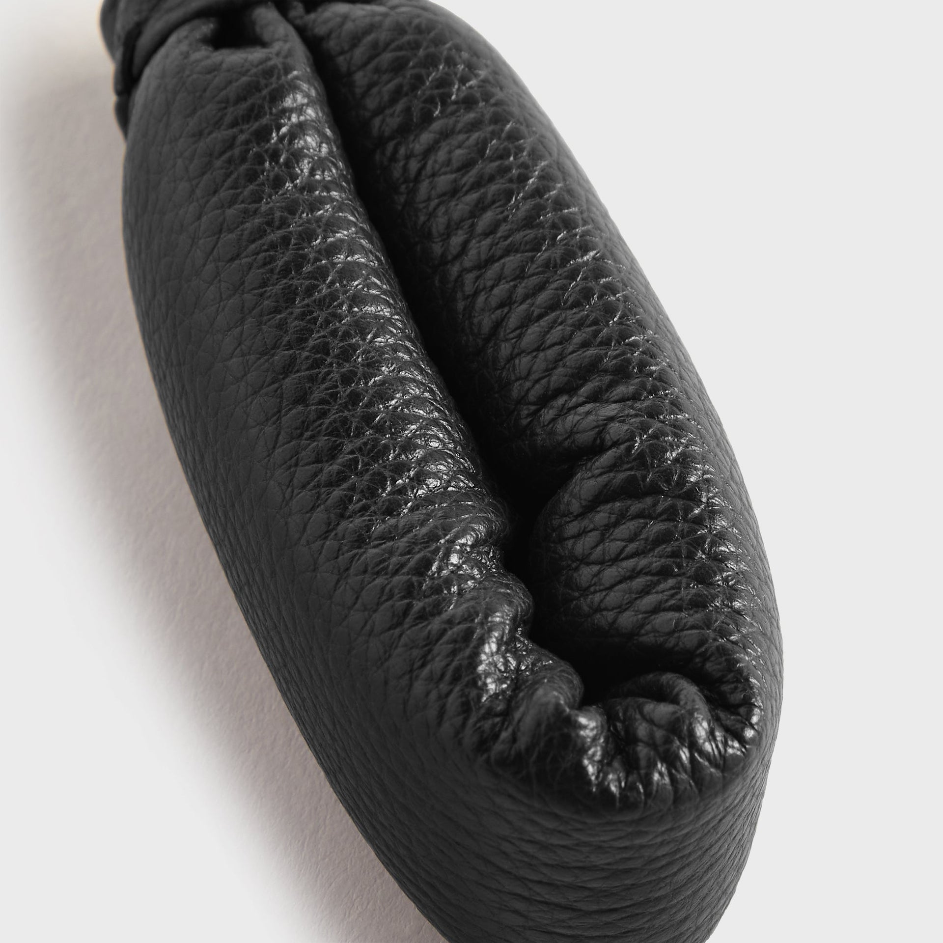 Lemaire Wadded Key Ring Holder - Black