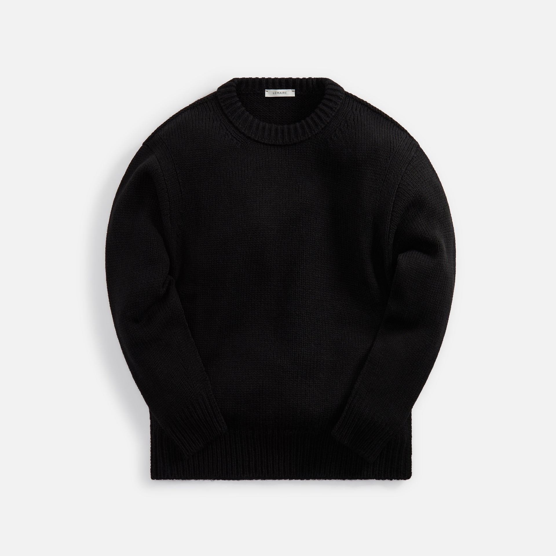 Lemaire Boxy Sweater - Black