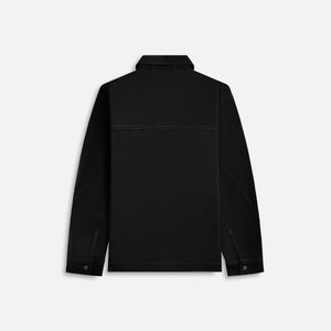 Lemaire Twisted Sleeve Boxy Overshirt - Black