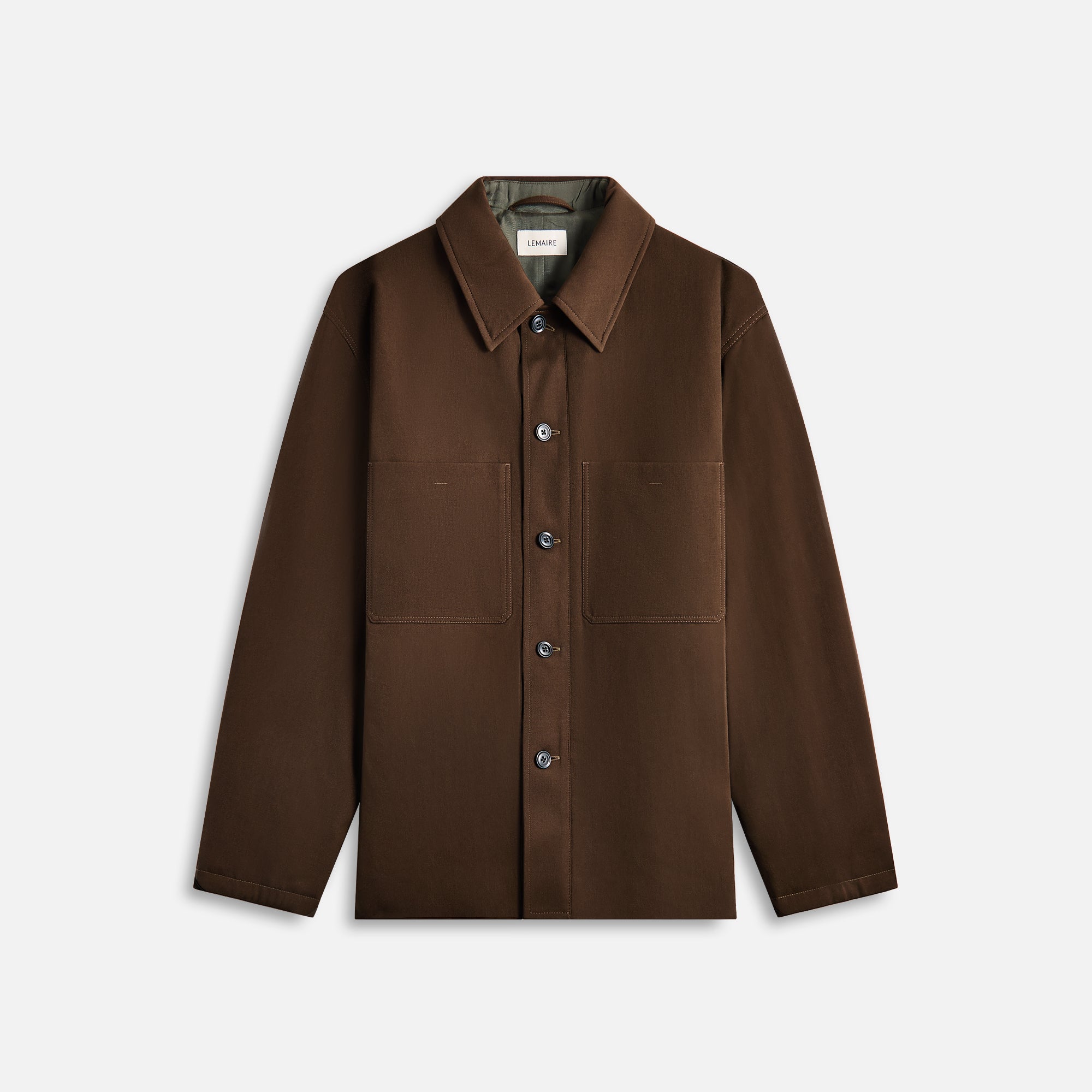 Lemaire Wadded Facing Blouson Kobicha Brown Kith