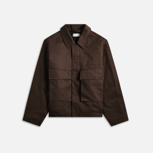 Lemaire Quilted 3D Pockets Jacket - Espresso Brown