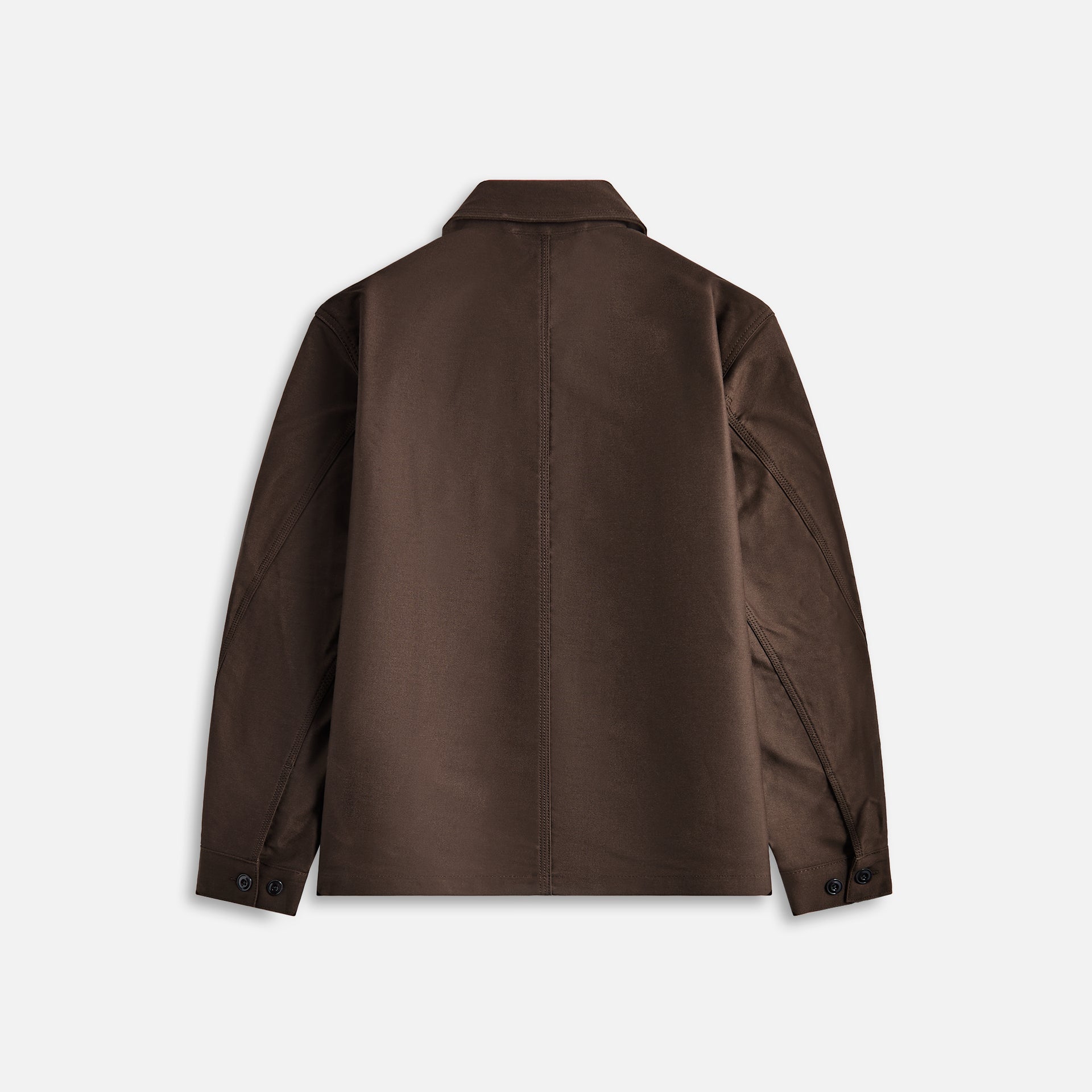 Lemaire Twisted Sleeve Workwear Jacket - Dark Brown