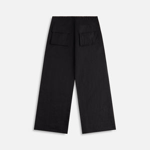 Local European Nylon Multi Pocket Pant - Black