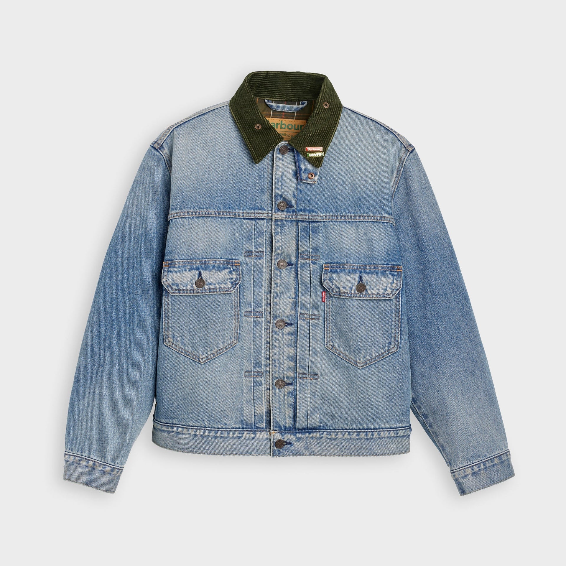 Levi's x Barbour Type II Denim Jacket - Vintage Washed
