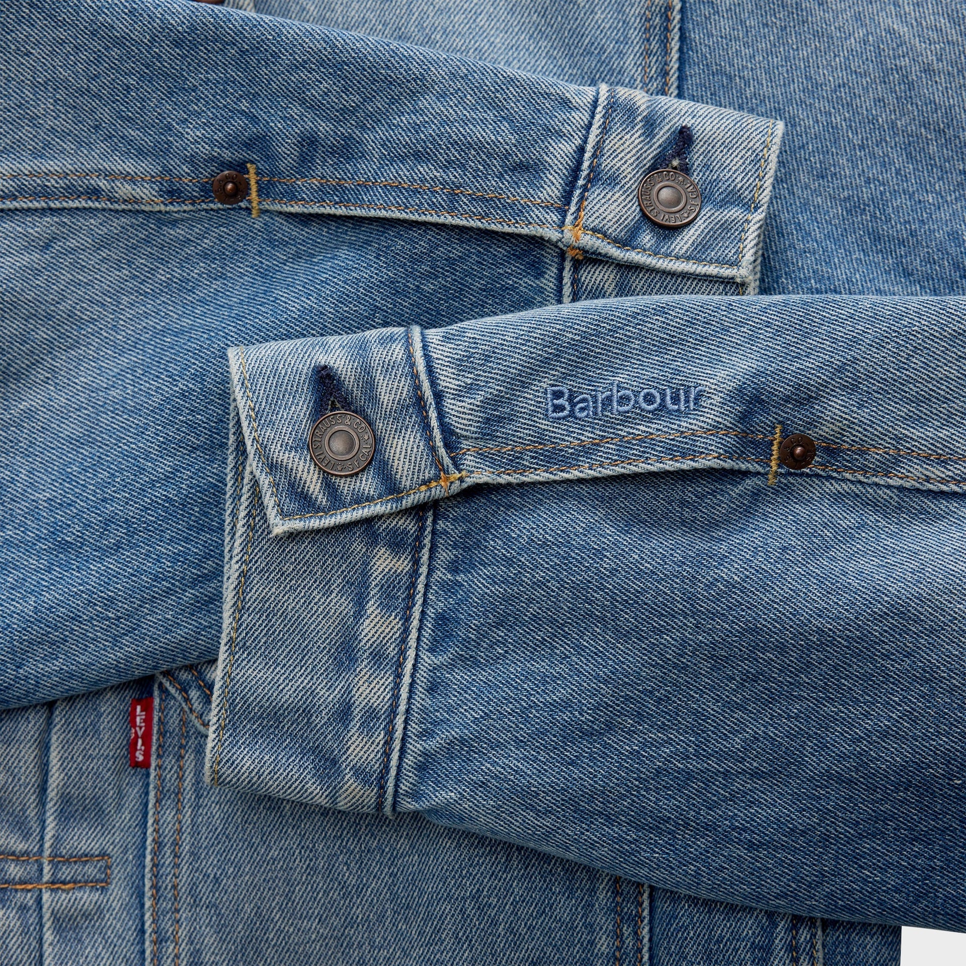 Levi's x Barbour Type II Denim Jacket - Vintage Washed