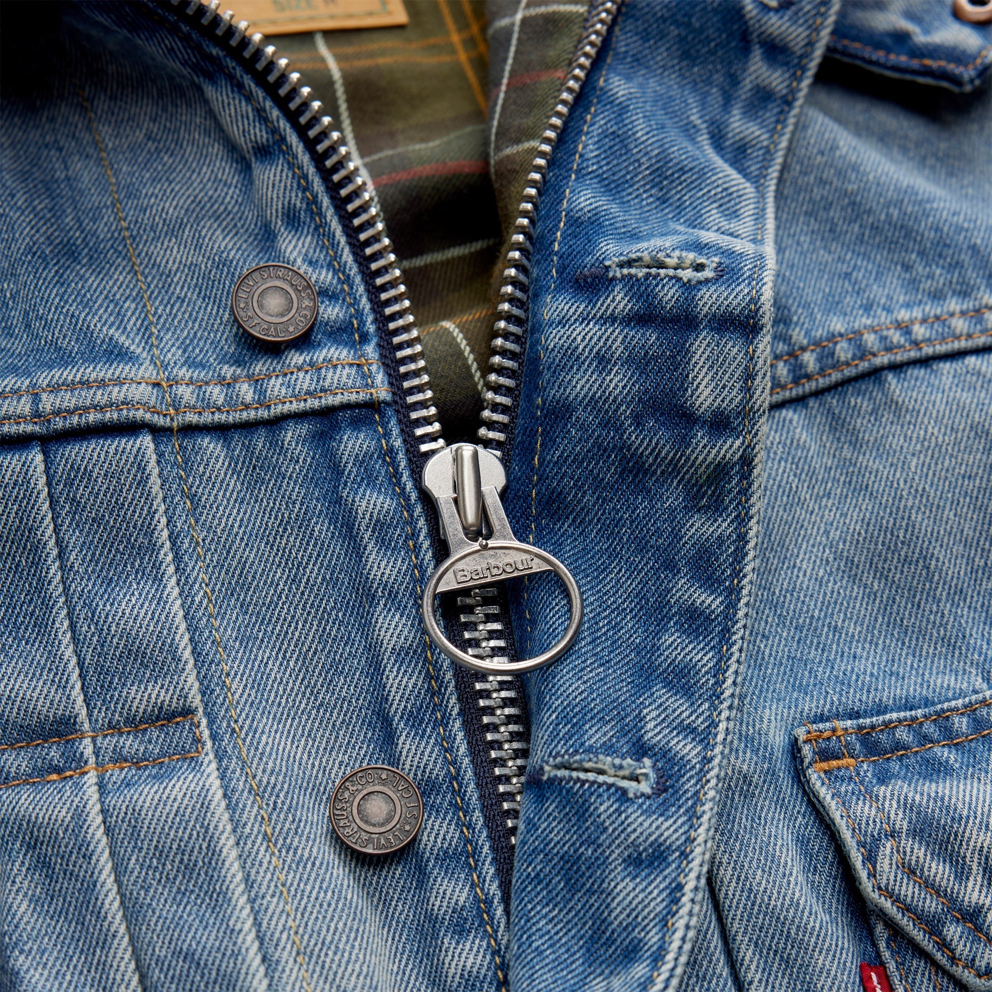 Levi's x Barbour Type II Denim Jacket - Vintage Washed – Kith