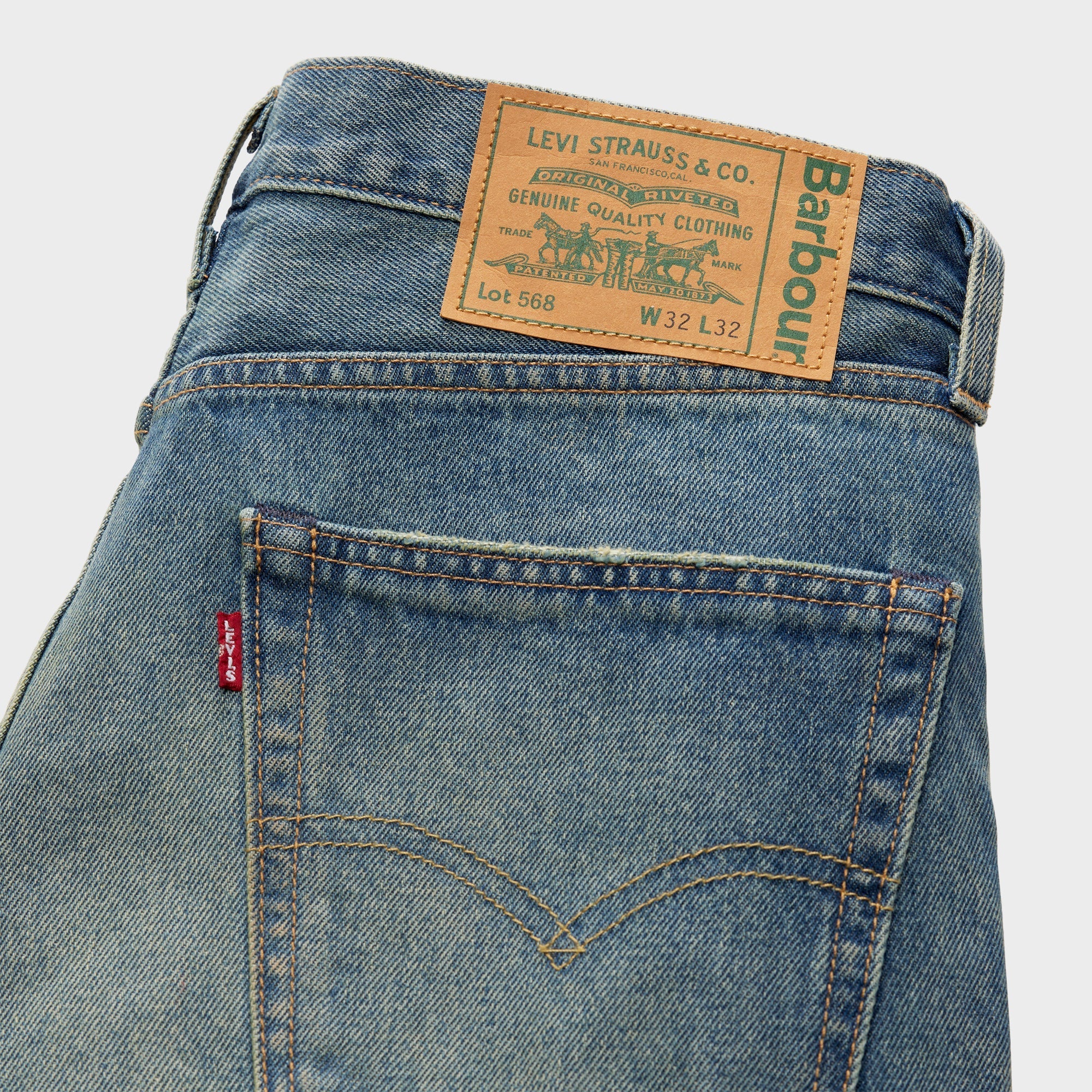 Levi's x Barbour 568™ Loose Jeans - Dark Wash – Kith