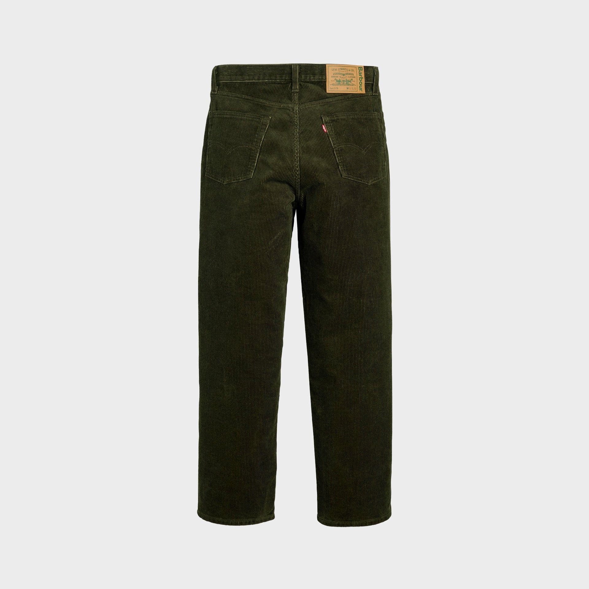 Levi's x Barbour 578™ Pleated Baggy Jeans - Rosin / Green