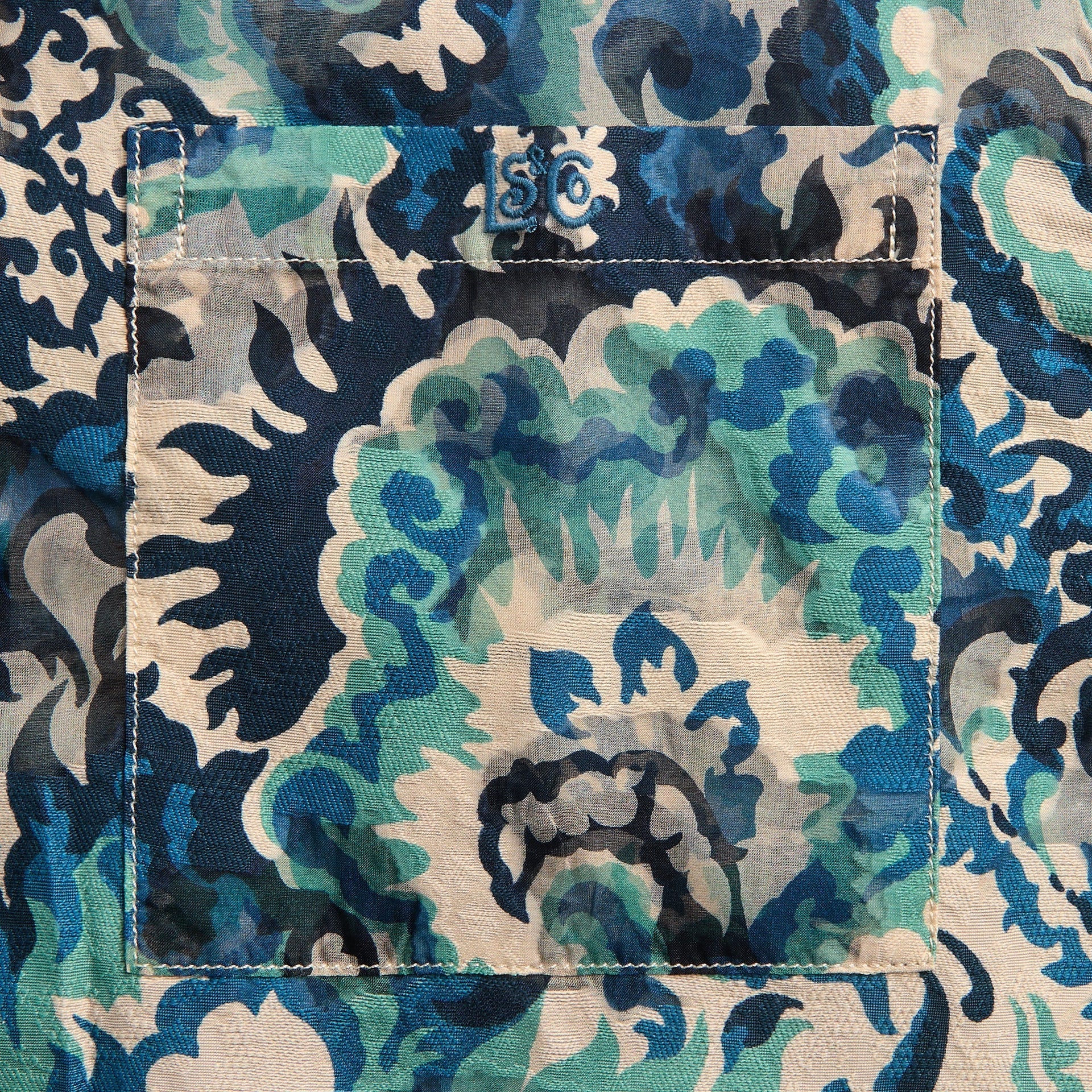 Levi's Blue Tab Classic Camp Shirt - Blue