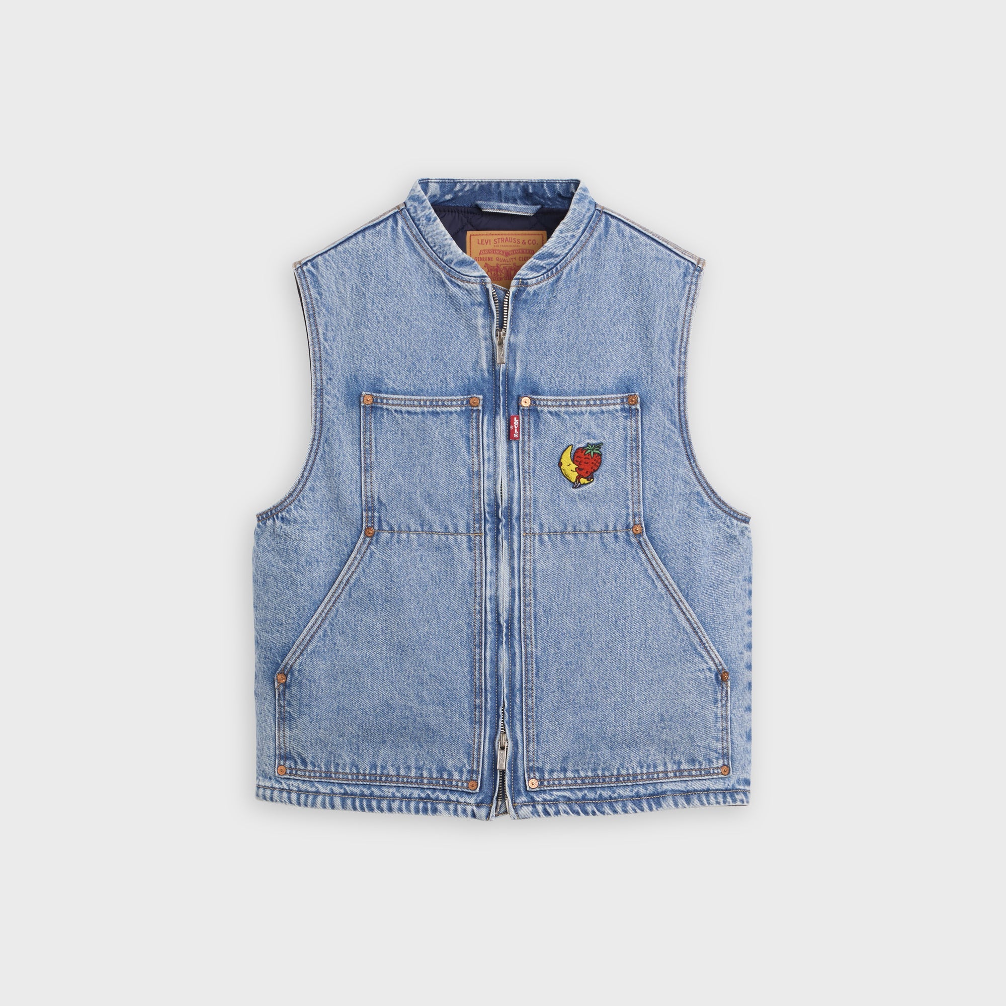 Levi's x Sky High Farm Goods Vest - Mid Indigo – Kith