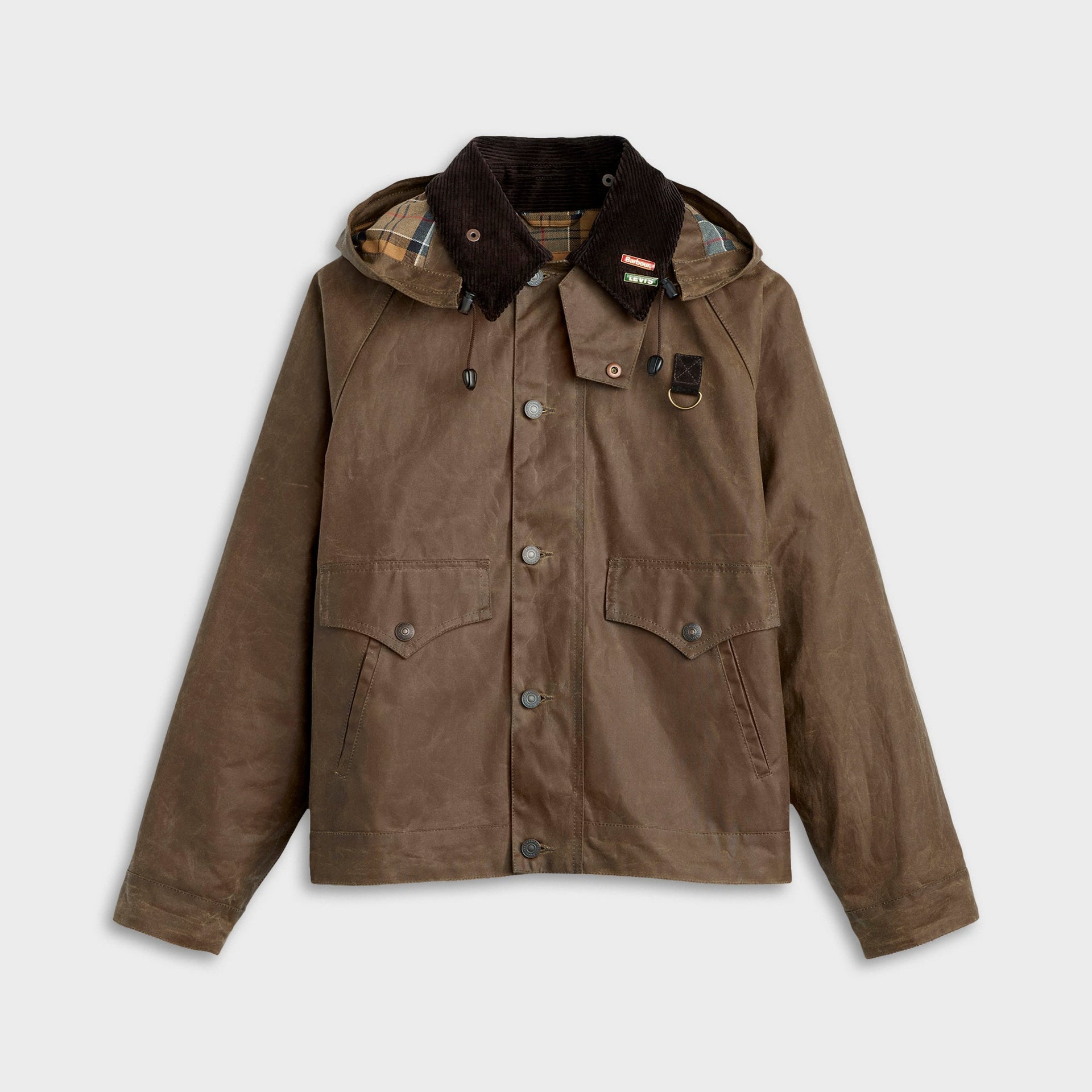 Levi's x Barbour Spey Waxed Jacket - Tobacco Wax / Brown