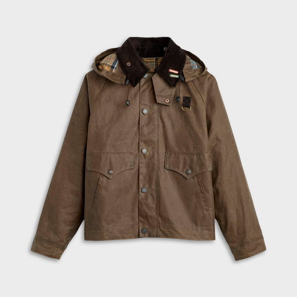 Levi's x Barbour Spey Waxed Jacket - Tobacco Wax / Brown – Kith