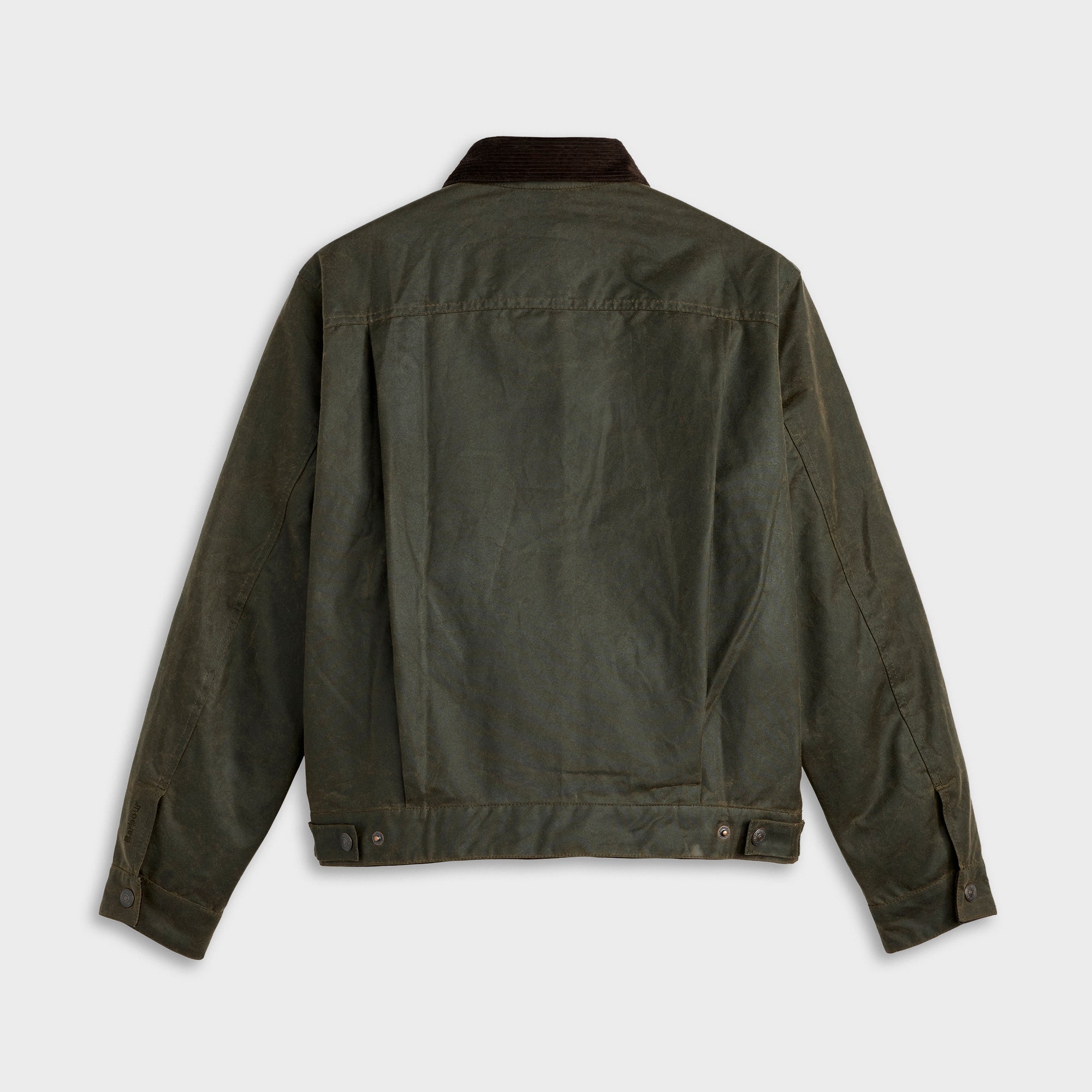 Levi's x Barbour Type II Waxed Trucker Jacket - Olive Wax / Green