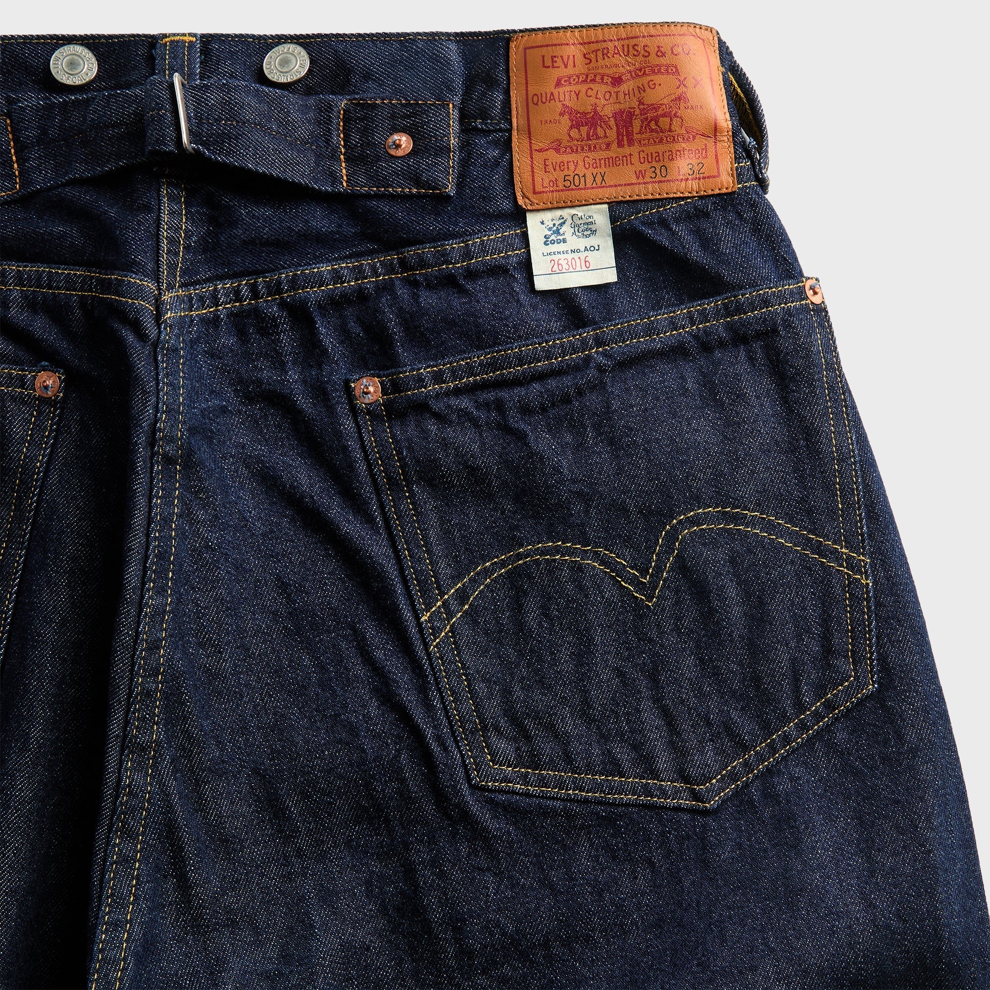 Levi's 1933 501® Original Jean - One Wash / Dark Wash – Kith