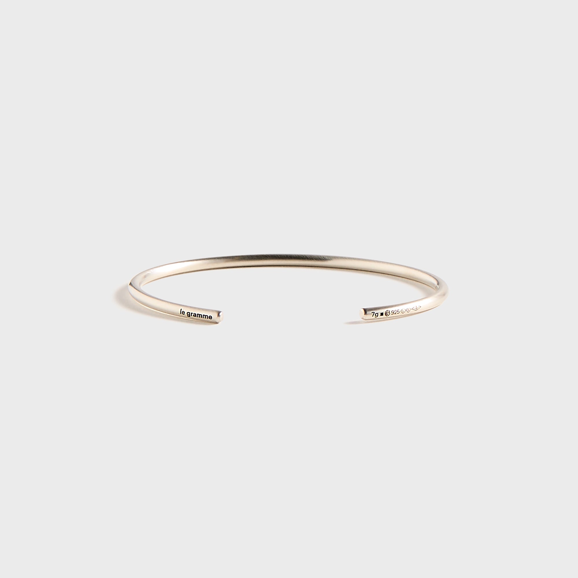 ブレスレット Le Gramme LE GRAMME silver bangle bracelet LG_CARBR01_15 bangle bracelet le 15g – le gramme