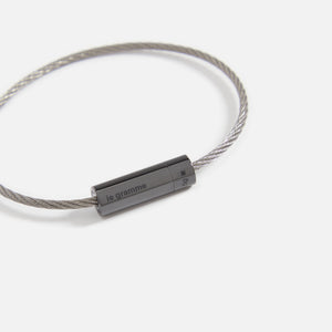 Le Gramme 5g Cable Bracelet Ceramic - Black