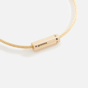 Le Gramme Bracelet Cable 11 - Yellow Gold