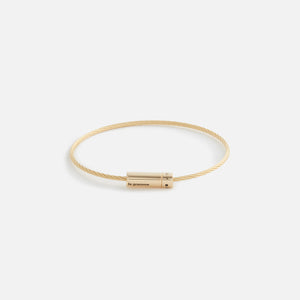 Le Gramme 11G Polished Yellow Gold 18kt Cable Bracelet - Gold