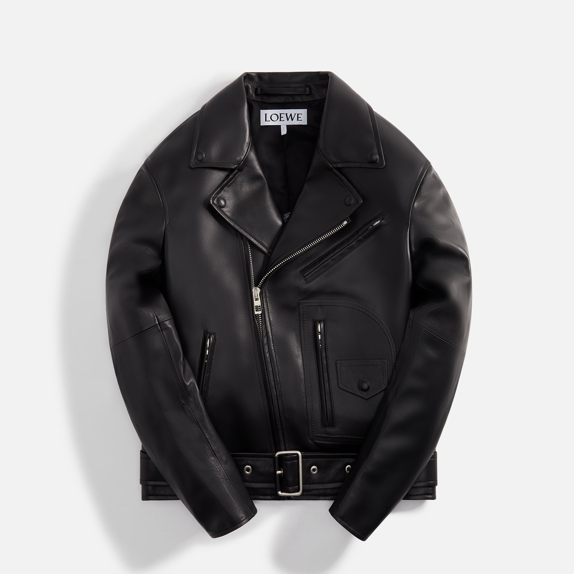 Loewe Debossed Biker Jacket - Black – Kith