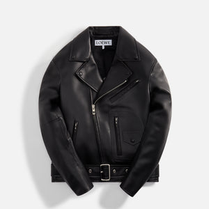 Loewe Debossed Biker Jacket - Black