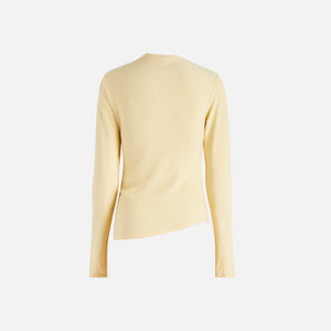 The Line By K Selma Long Sleeve Top - Buttercream