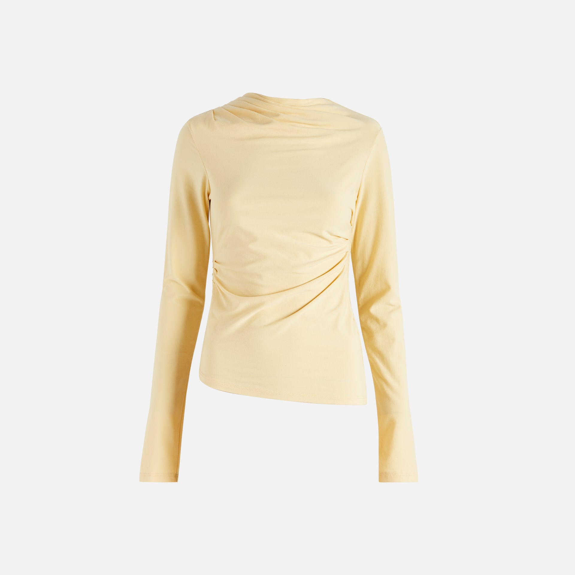 The Line By K Selma Long Sleeve Top - Buttercream