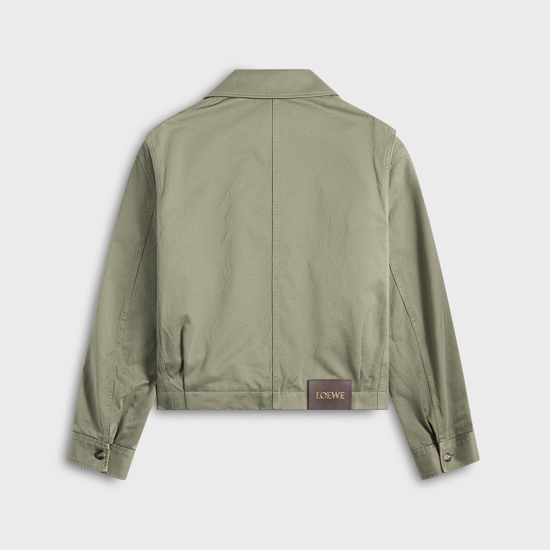 Loewe Belted Jacket - Khaki Green