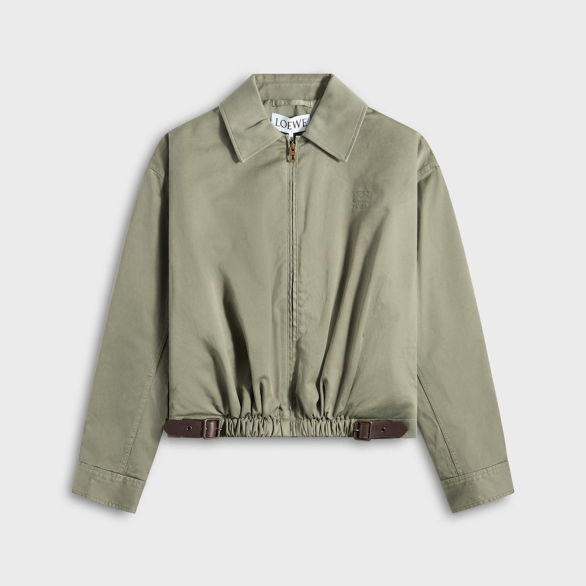 Loewe Belted Jacket - Khaki Green