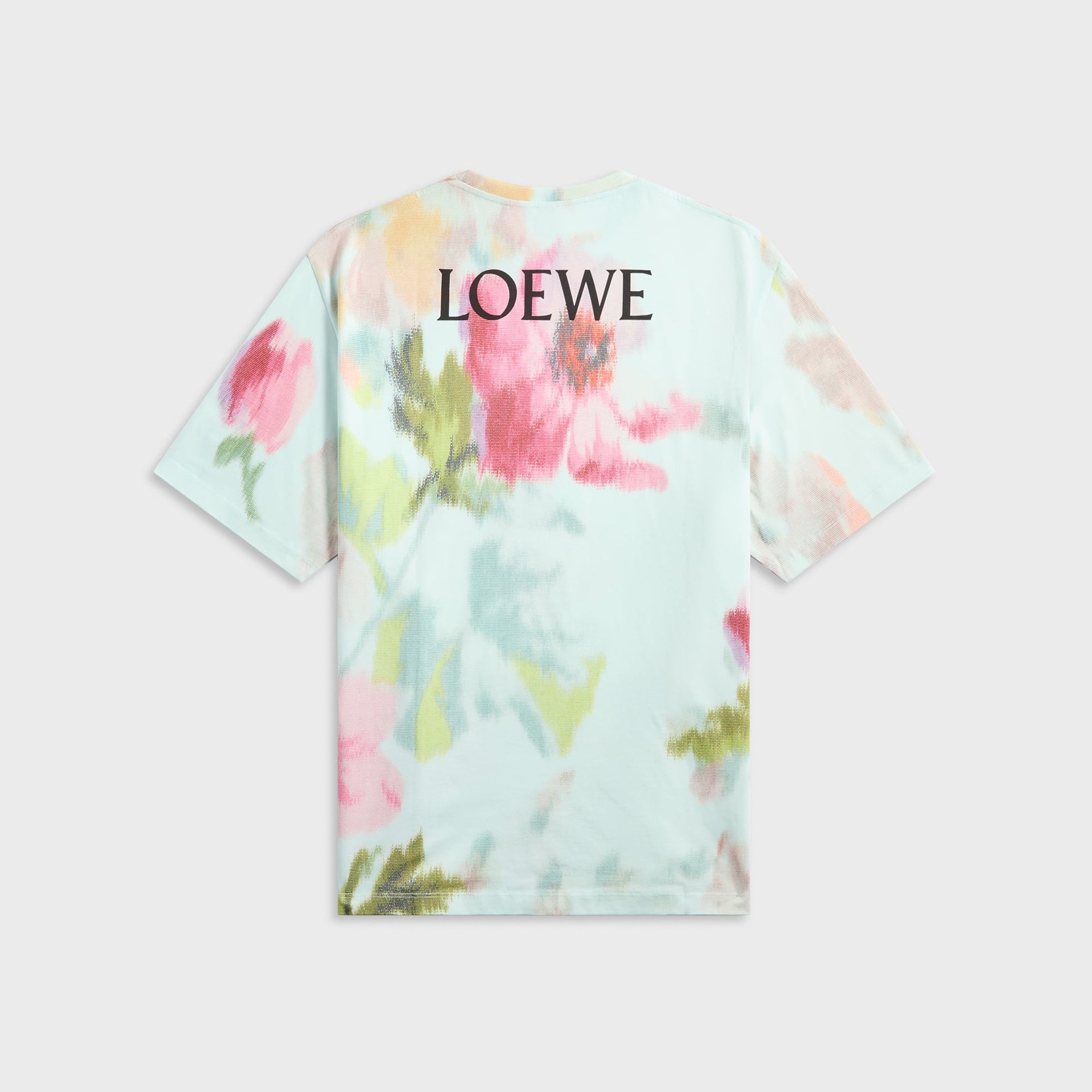Loewe Loose Fit Tee in Light Blue / Multicolor