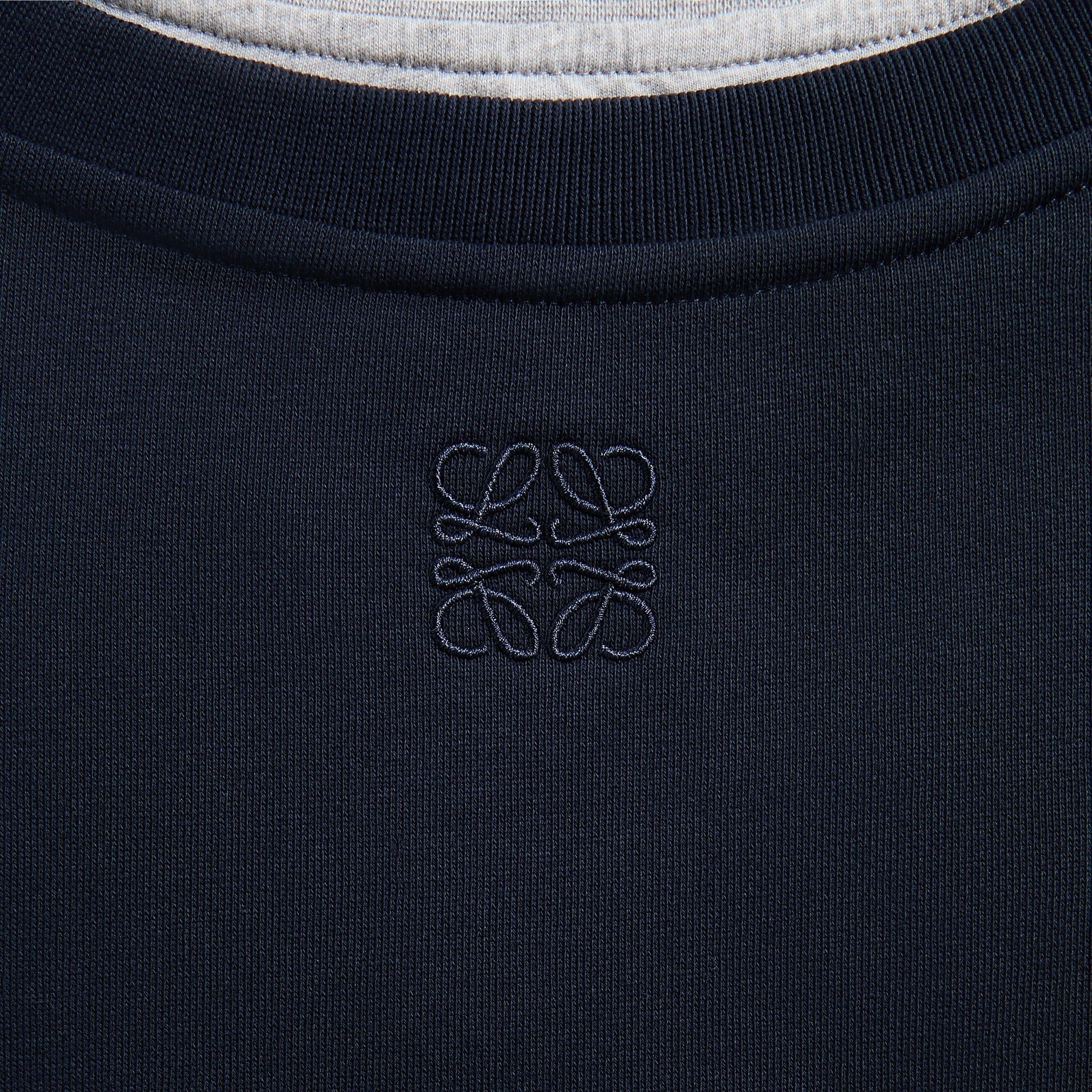 Loewe VinNeck Sweatshirt in Dark Navy Blue
