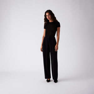 UrlfreezeShops Women Tarrin Tricot Trouser - Black