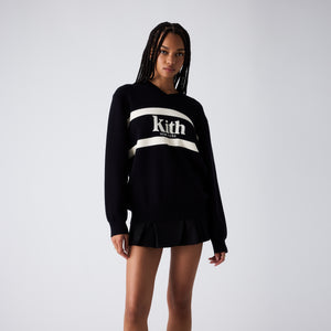 Kith Women Verone V Neck Sweater Black