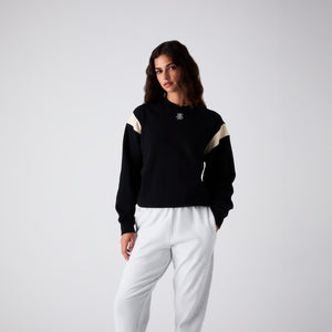 Kith Women Asher II Crest Crewneck - Black