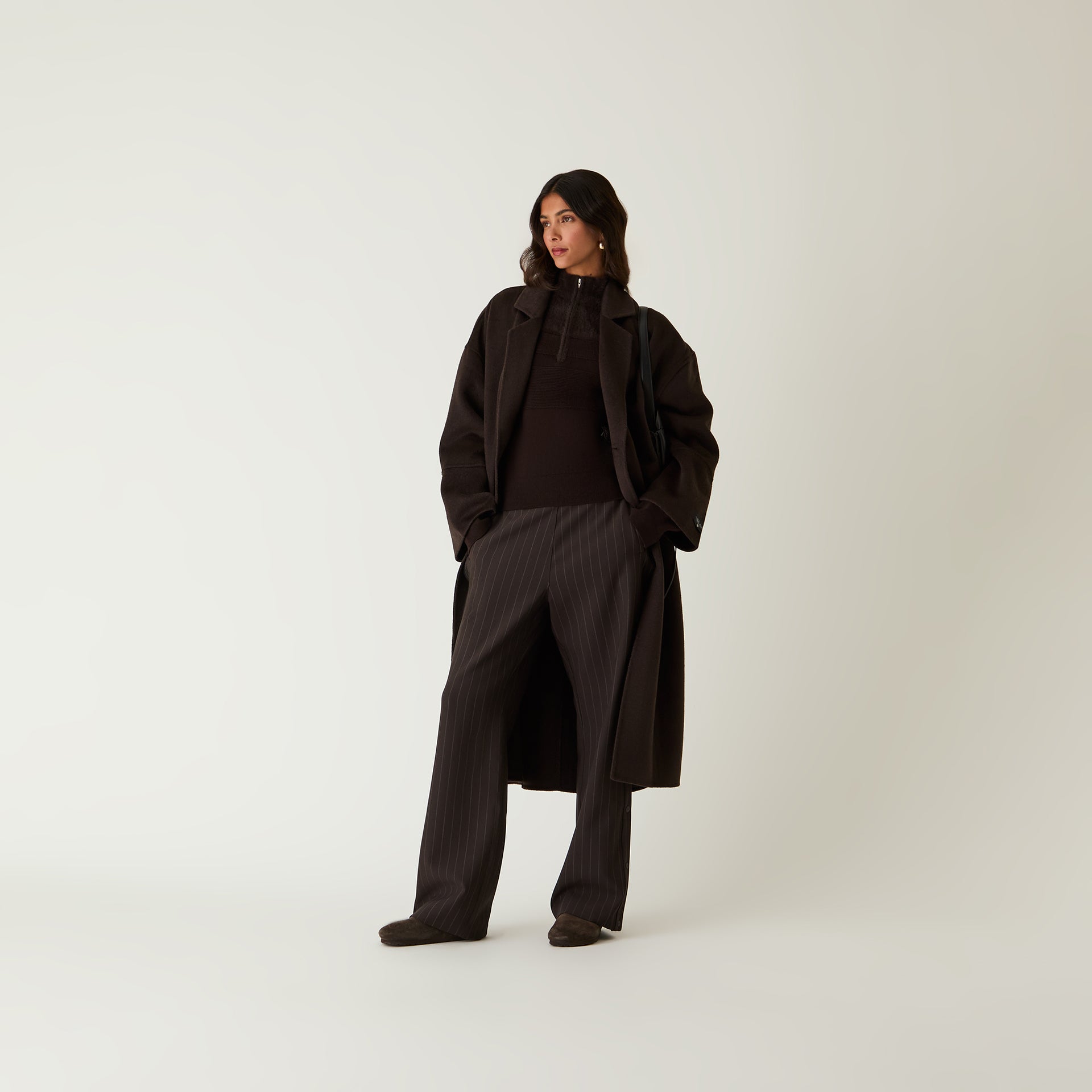 Kith Women Merra Double Breasted Coat - Incognito