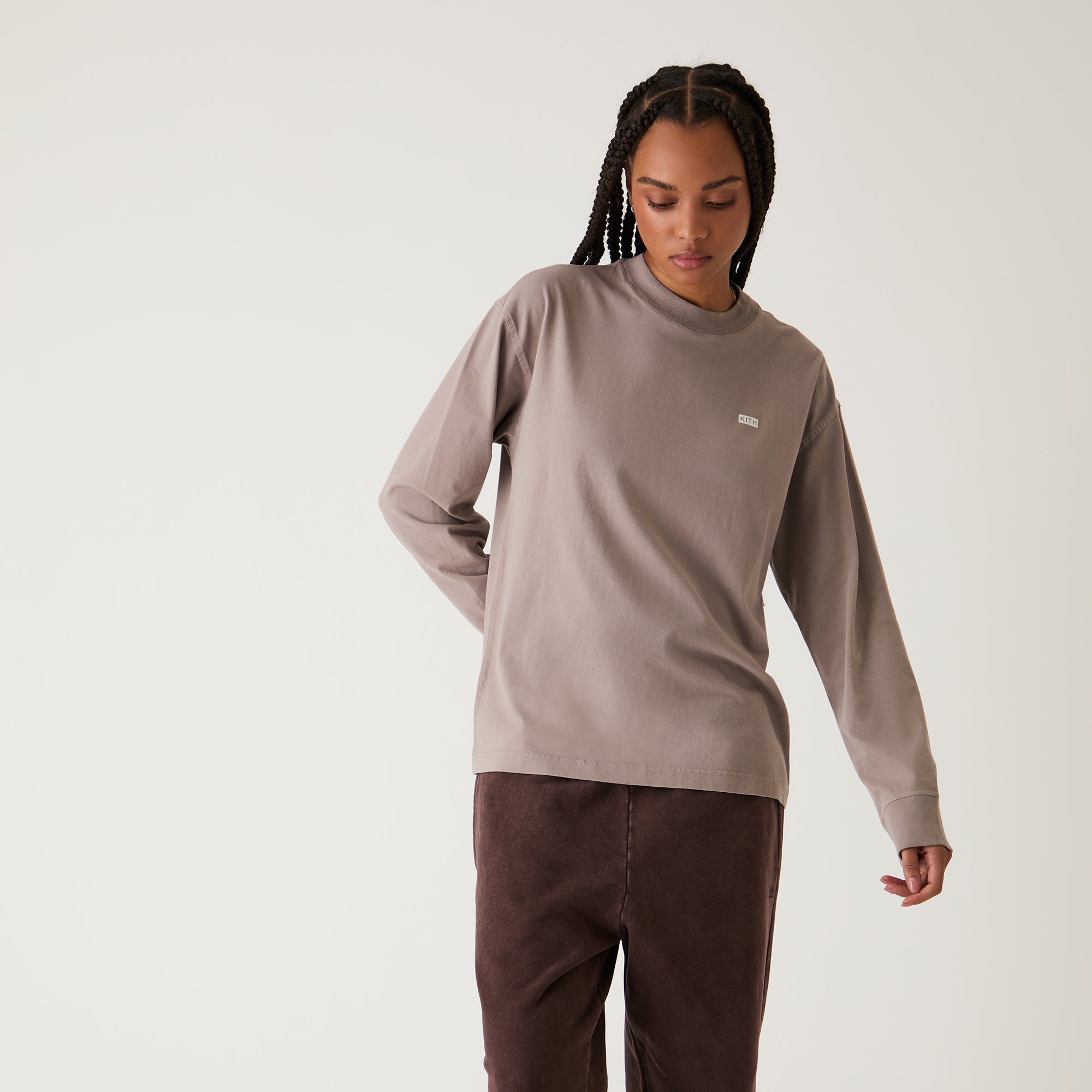 ★24SS 最新作★Kith Long Sleeve Vintage Tee Kith Long Sleeve Vintage Tee - White