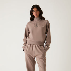 Kith Women Ryder Quarter Zip - Quicksand PH