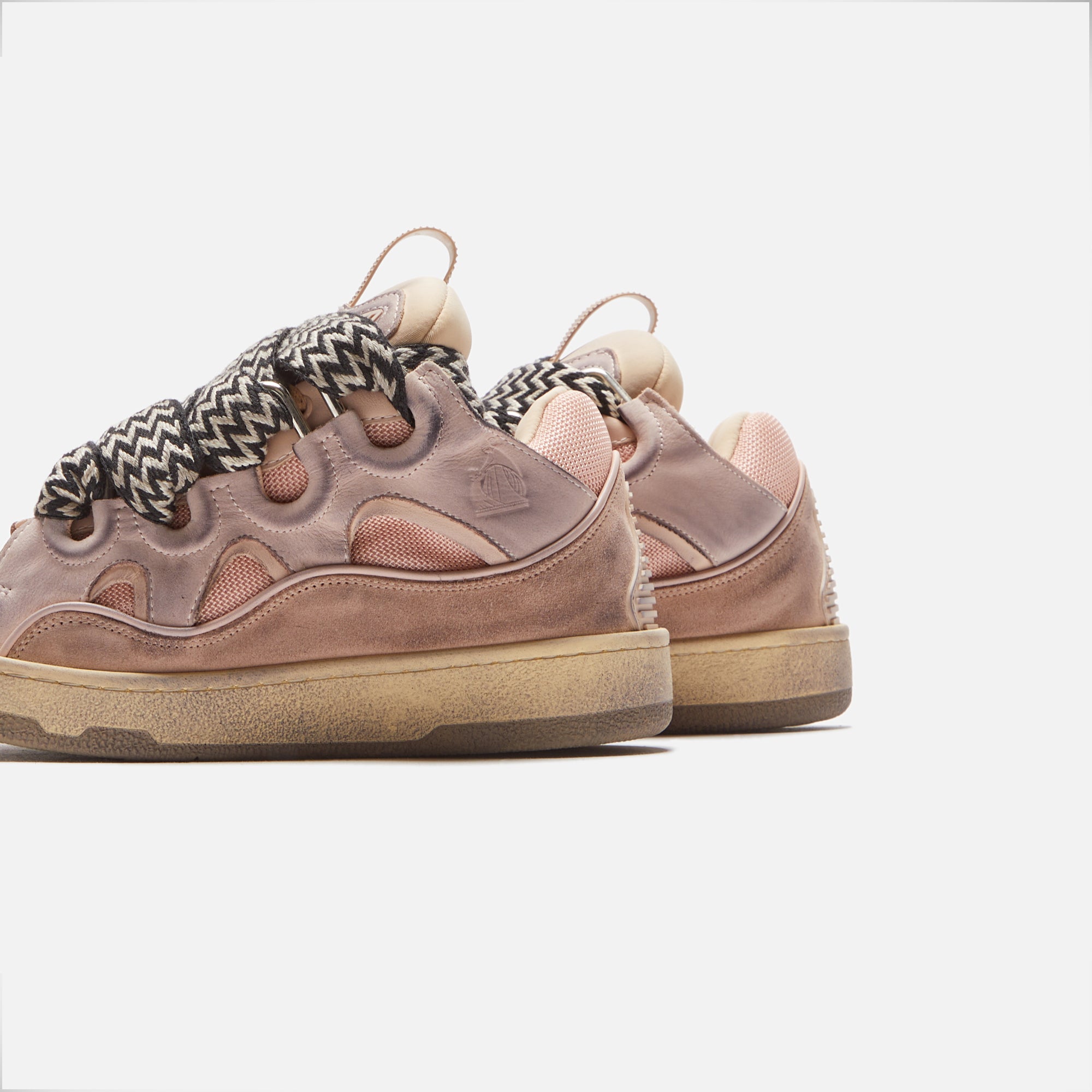 Lanvin Curb Sneakers - Distress Pink – Kith
