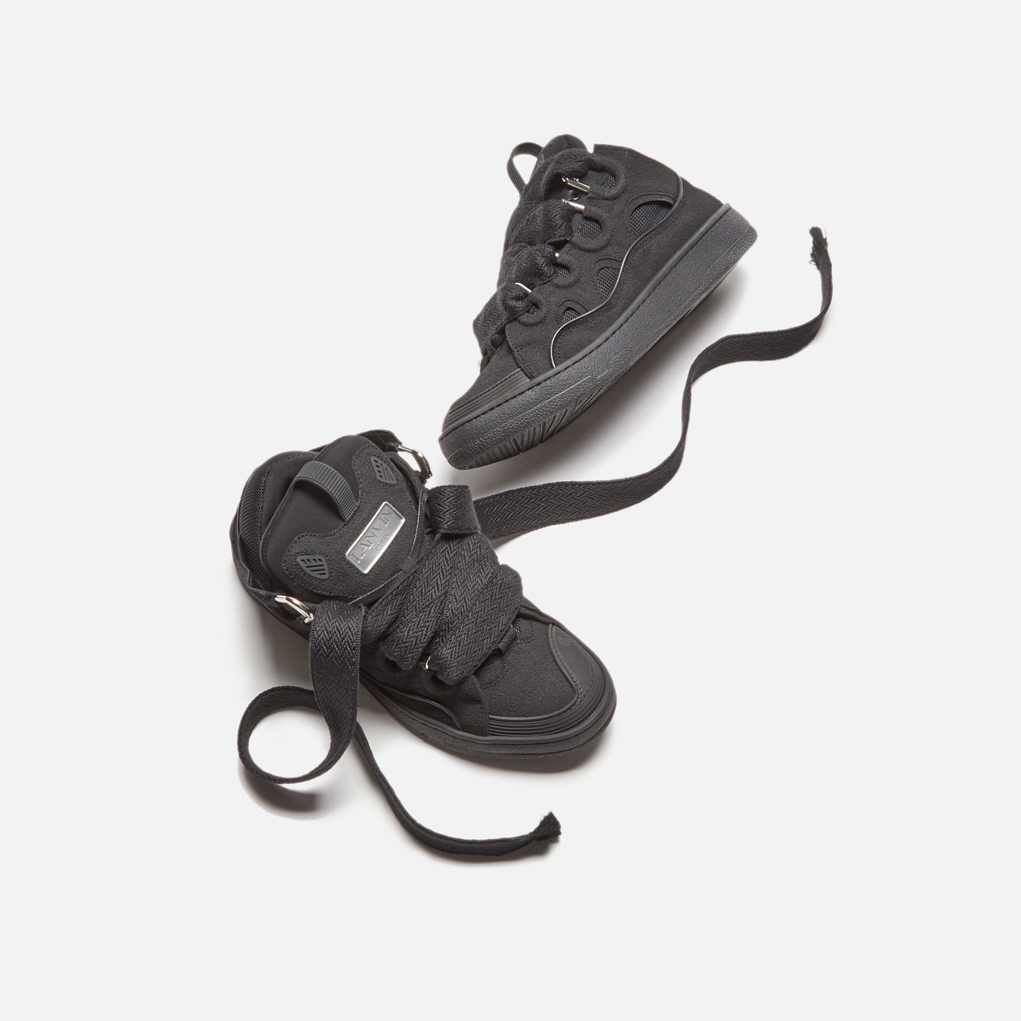 Lanvin Curb Sneakers - Black Grip – Kith