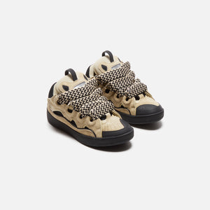 Lanvin Curb Sneaker Silver - Light Brown / Black