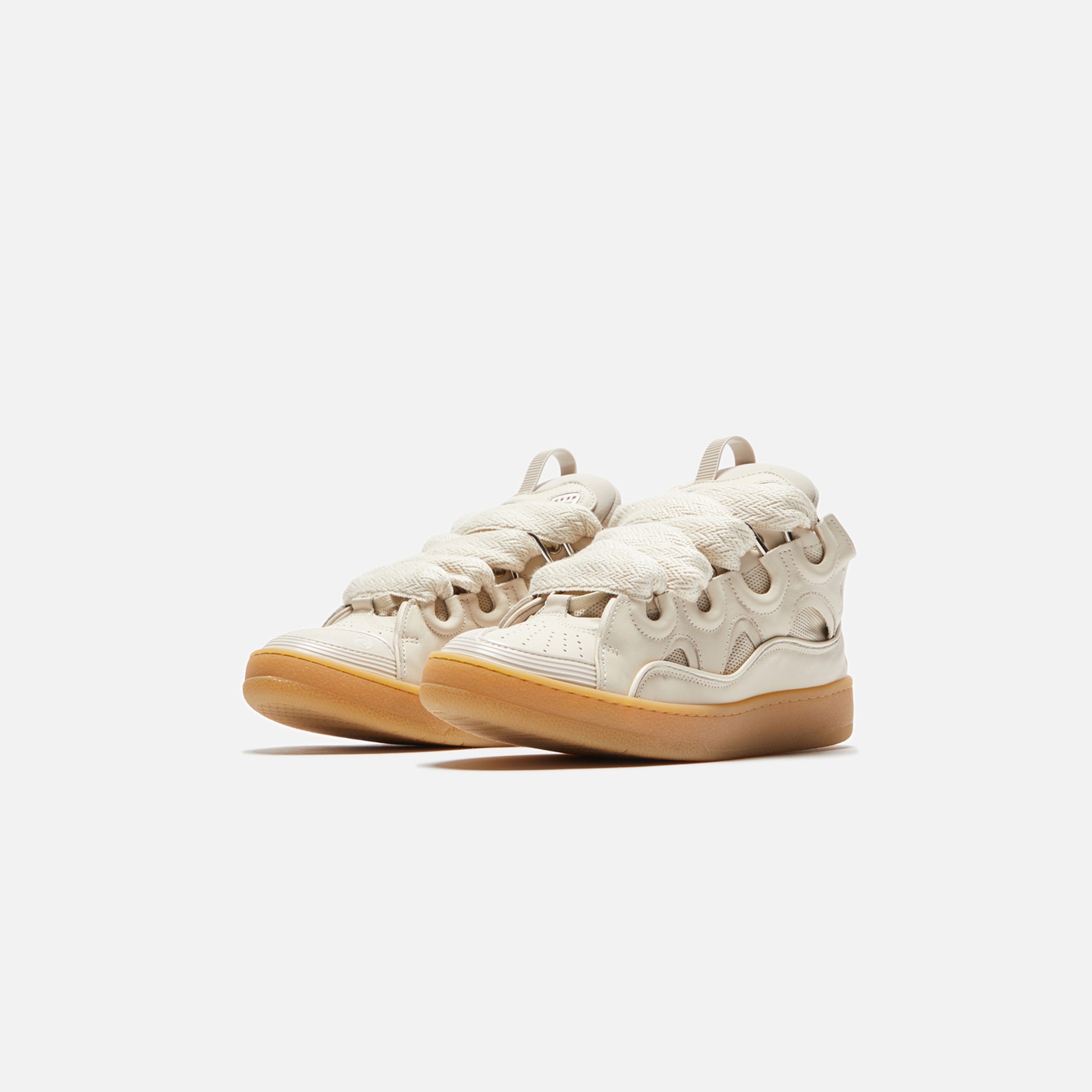 Lanvin Curb Sneakers - Chalk